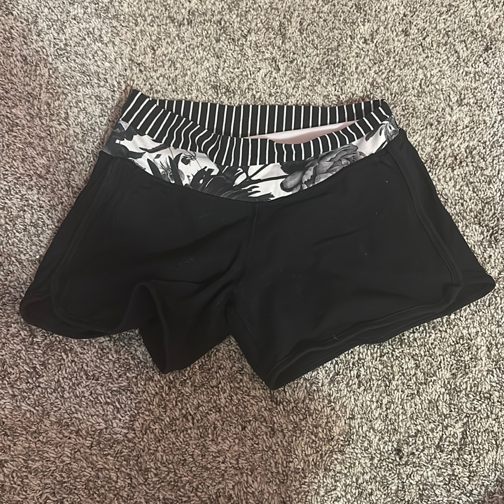 Black lululemon shorts